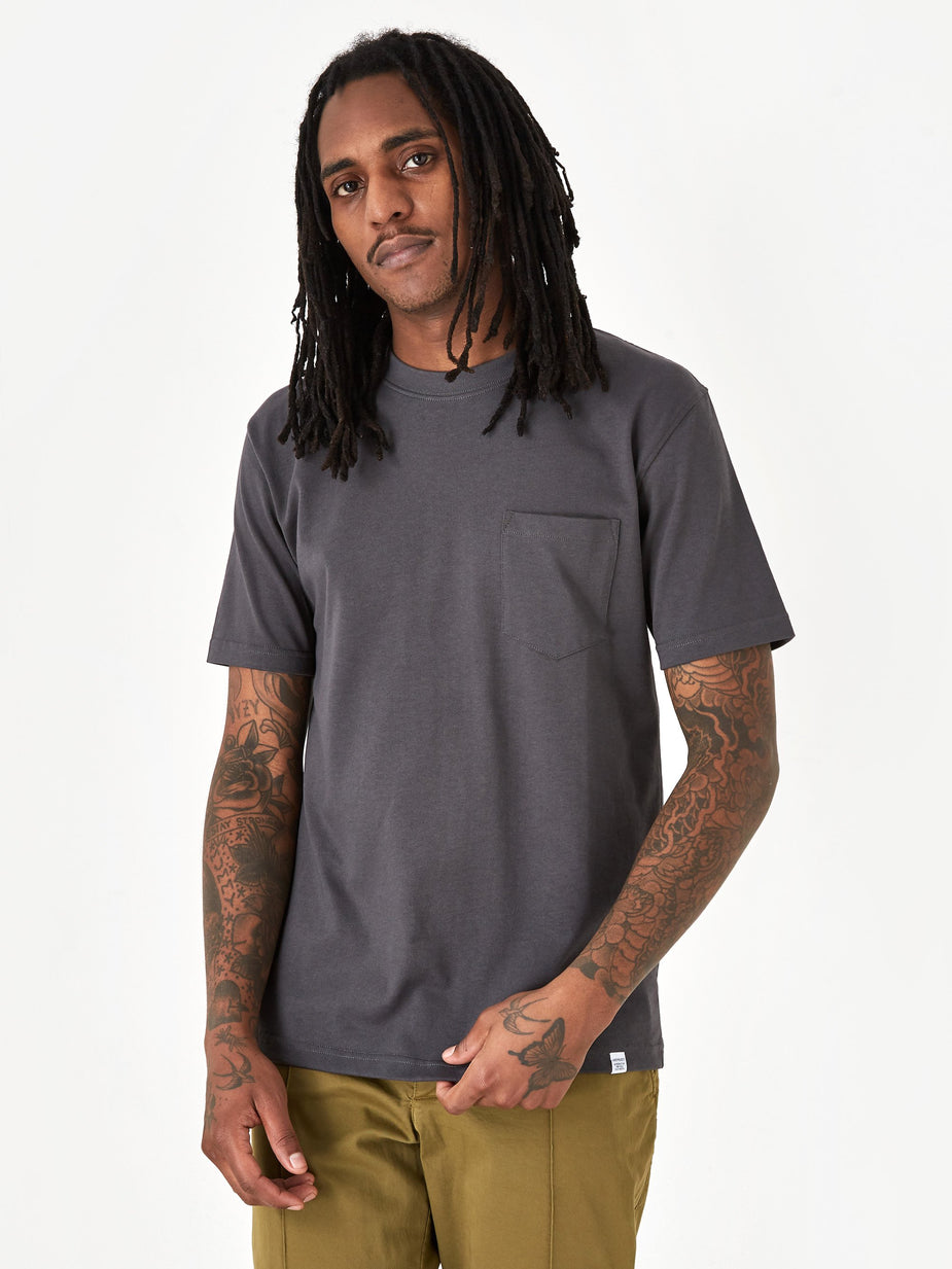 Norse Projects Norse Projects Johannes Pocket Shortsleeve T-Shirt - Slate Grey - Grey