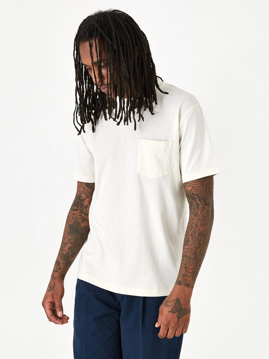 Norse Projects Norse Projects Johannes Pocket T-Shirt - Ecru - Neutrals