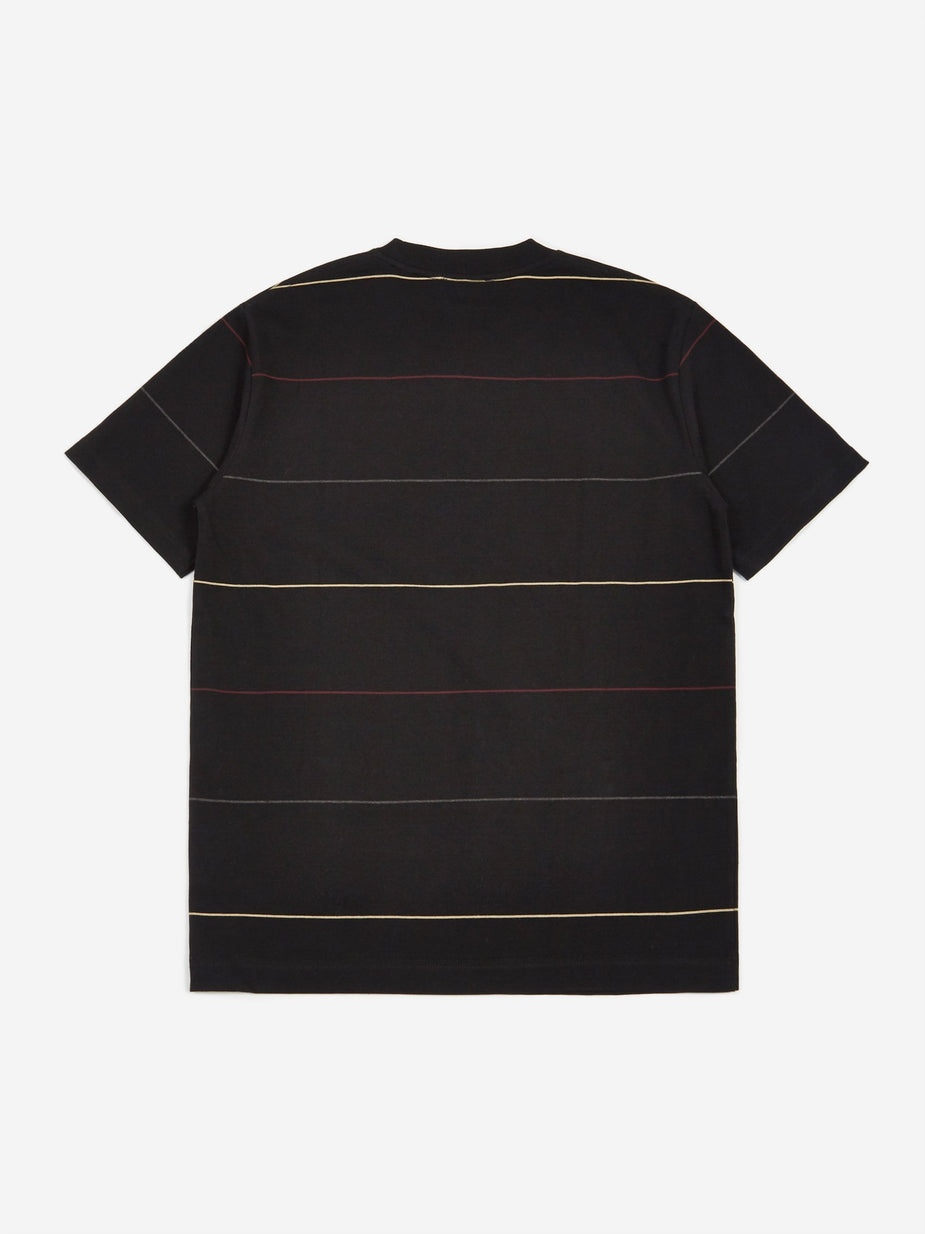 Norse Projects Norse Projects Johannes Thin Stripe T-Shirt - Black - Black