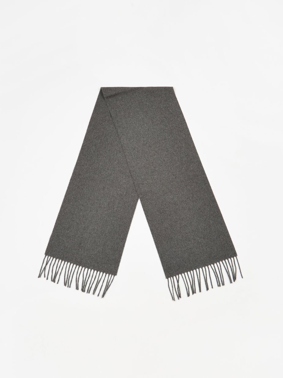 Norse Projects Norse Projects Lambswool Scarf - Charcoal Melange - Grey