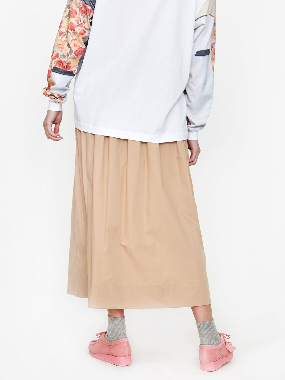 Norse Projects Norse Projects Lynn Poplin Skirt - Utlity Khaki - Green