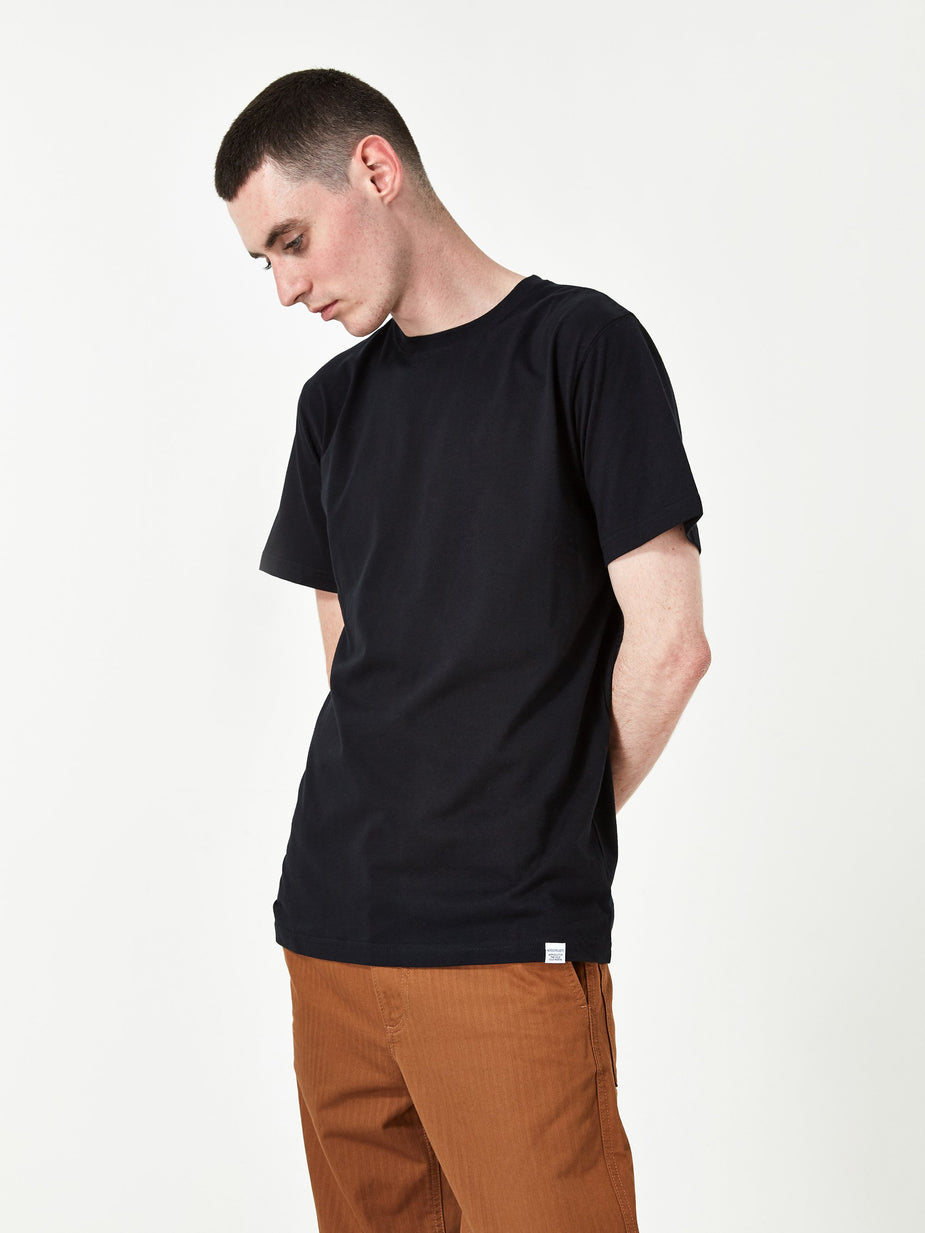 Norse Projects Norse Projects Niels Standard SS T-Shirt - Black - Black
