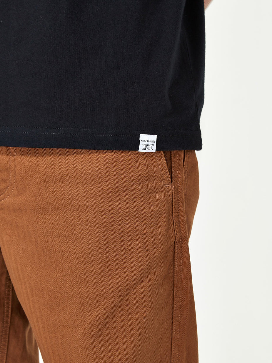 Norse Projects Norse Projects Niels Standard SS T-Shirt - Black - Black