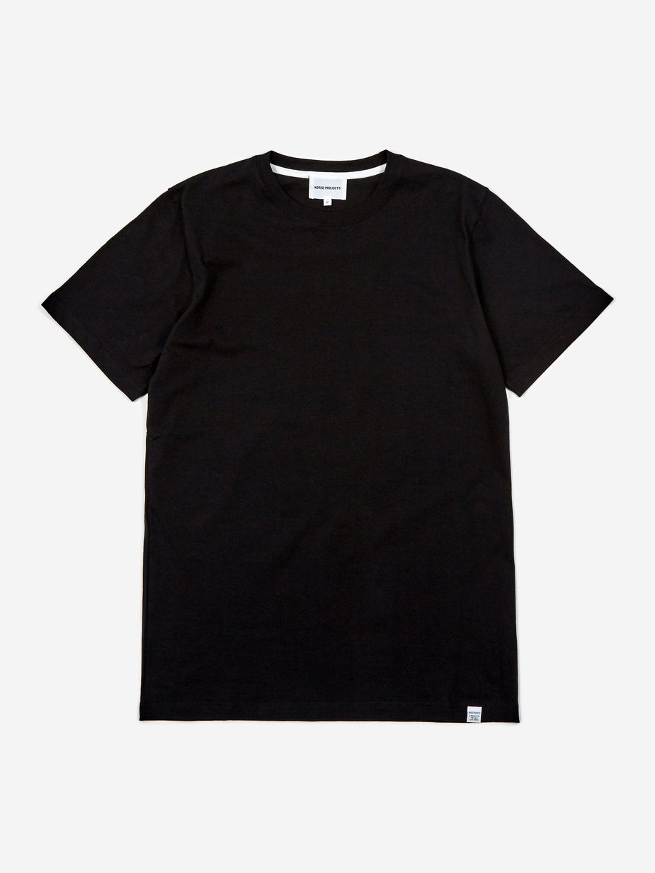 Norse Projects Norse Projects Niels Standard SS T-Shirt - Black - Black