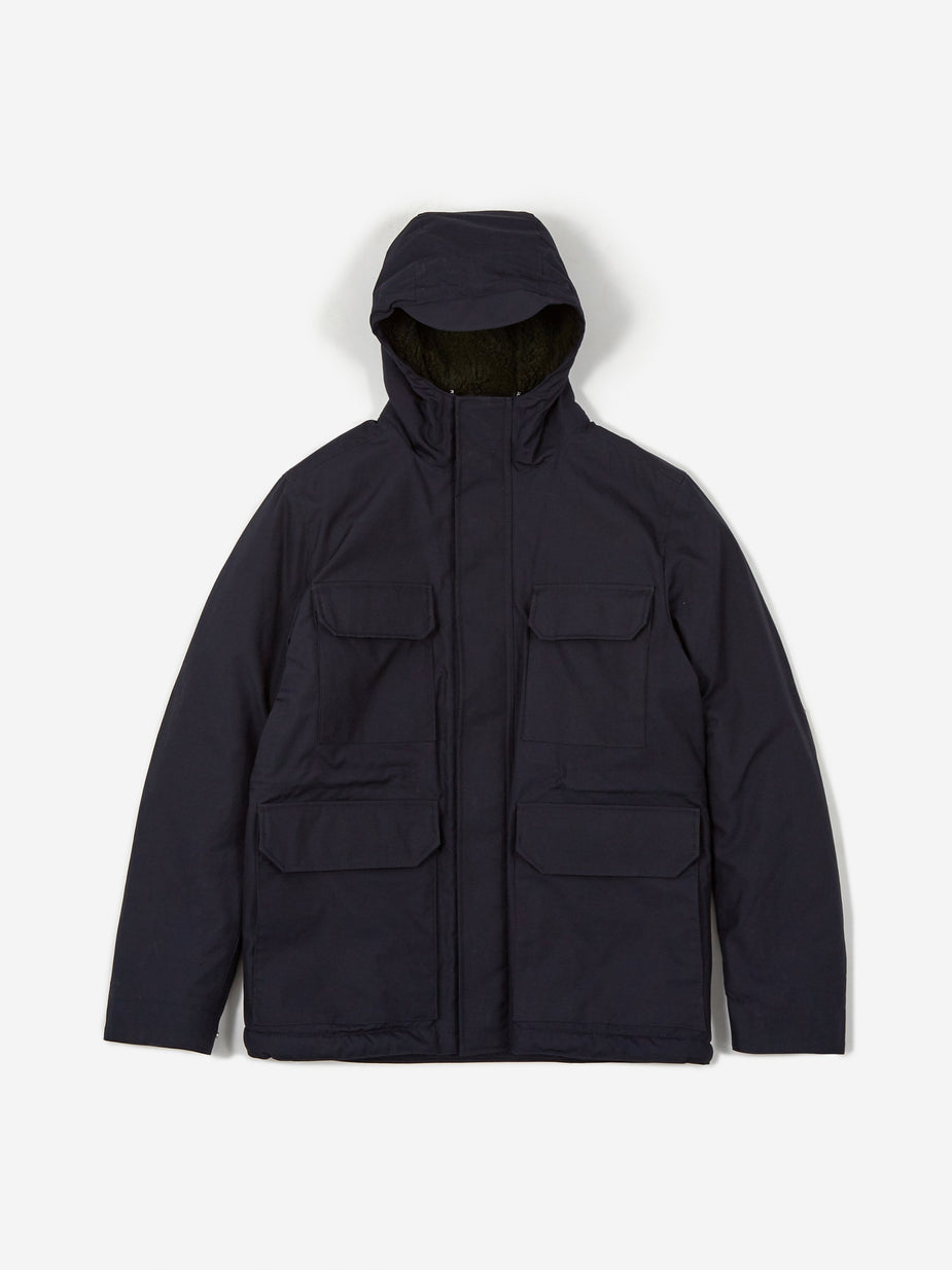 Norse Projects Norse Projects Nunk Cambric Cotton Jacket - Dark Navy - Blue