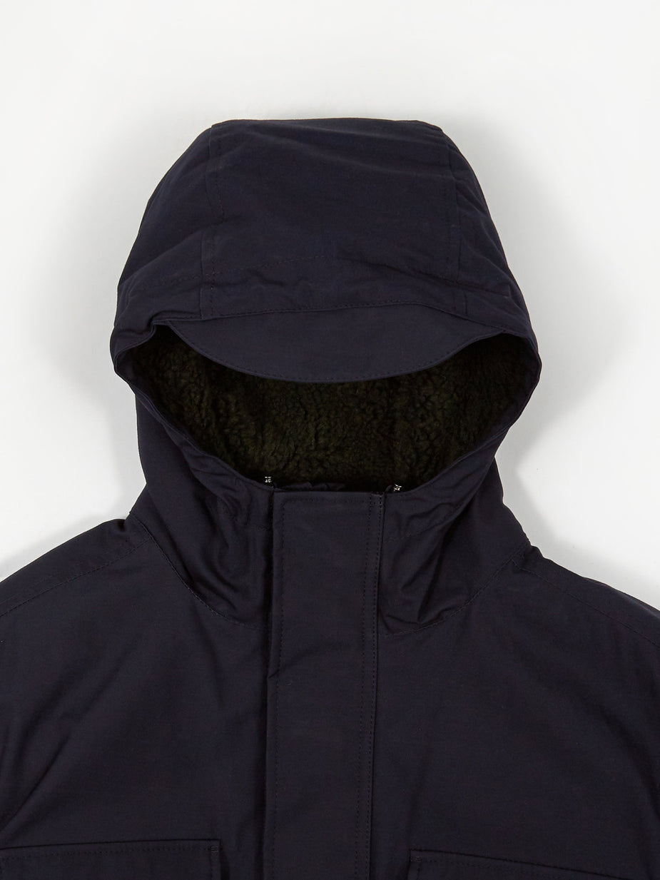Norse Projects Norse Projects Nunk Cambric Cotton Jacket - Dark Navy - Blue