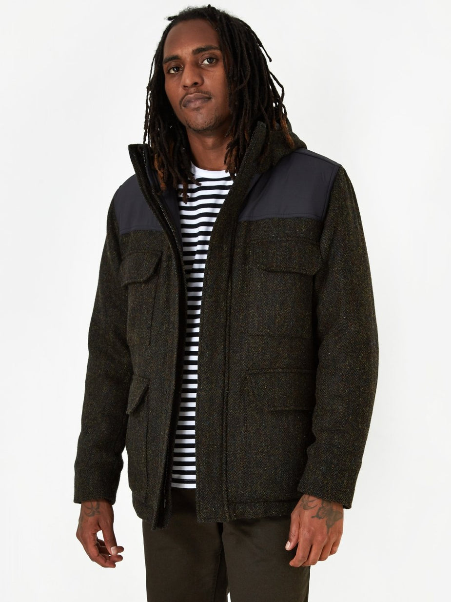 Norse Projects Norse Projects Nunk Harris Tweed Jacket - Black Multi - Black