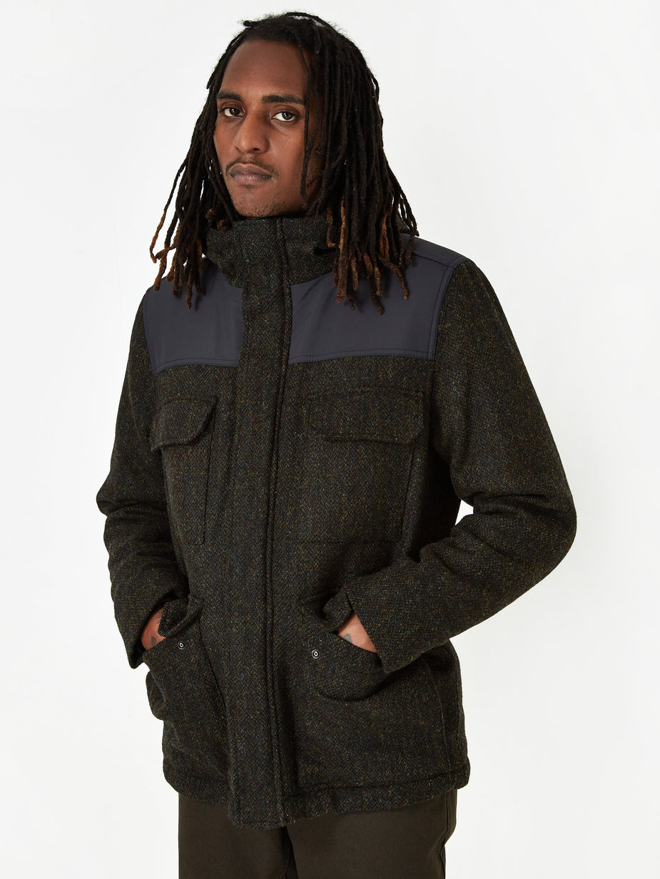 Norse Projects Norse Projects Nunk Harris Tweed Jacket - Black Multi - Black