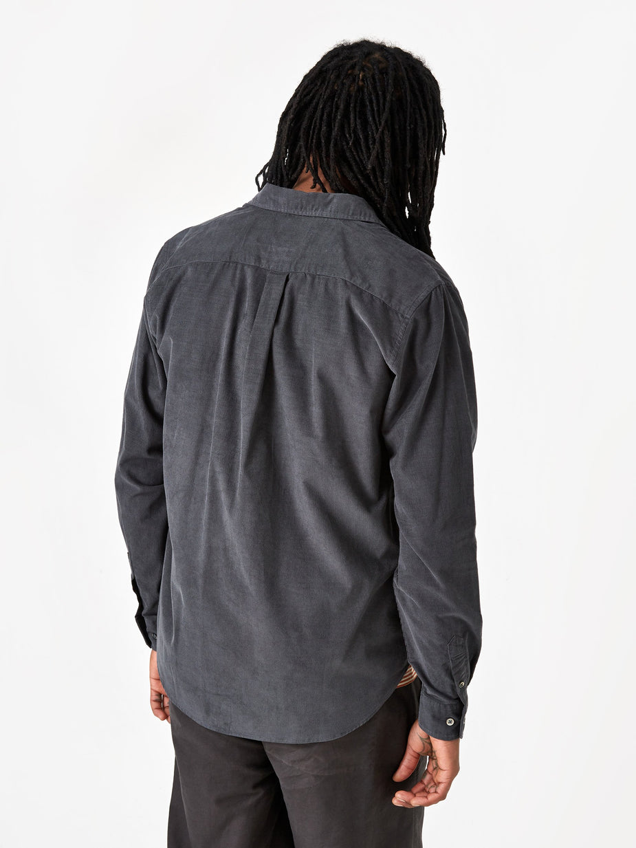 Norse Projects Norse Projects Osvald Corduroy Shirt - Slate Grey - Grey