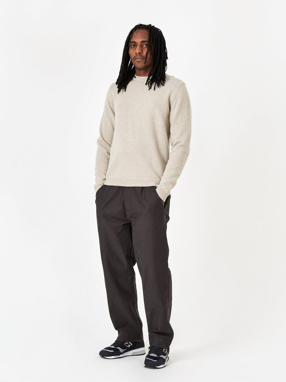 Norse Projects Norse Projects Sigfred Lambswool Jumper - Oatmeal Melange - Other