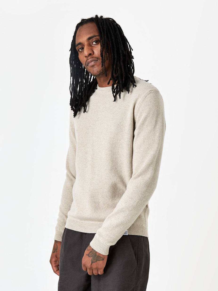 Norse Projects Norse Projects Sigfred Lambswool Jumper - Oatmeal Melange - Other