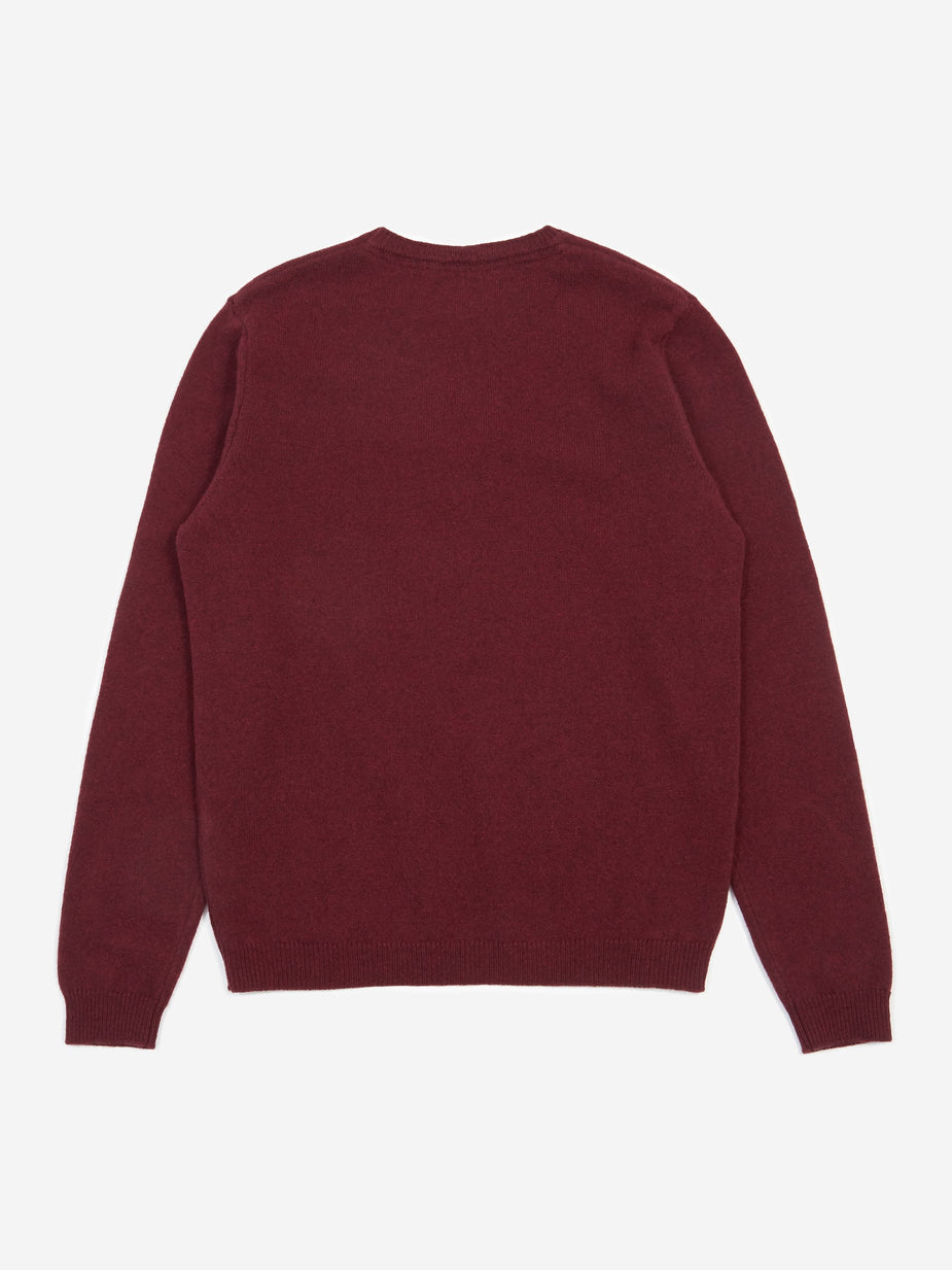 Norse Projects Norse Projects Sigfred Lambswool Jumper - Mulberry Red - Red
