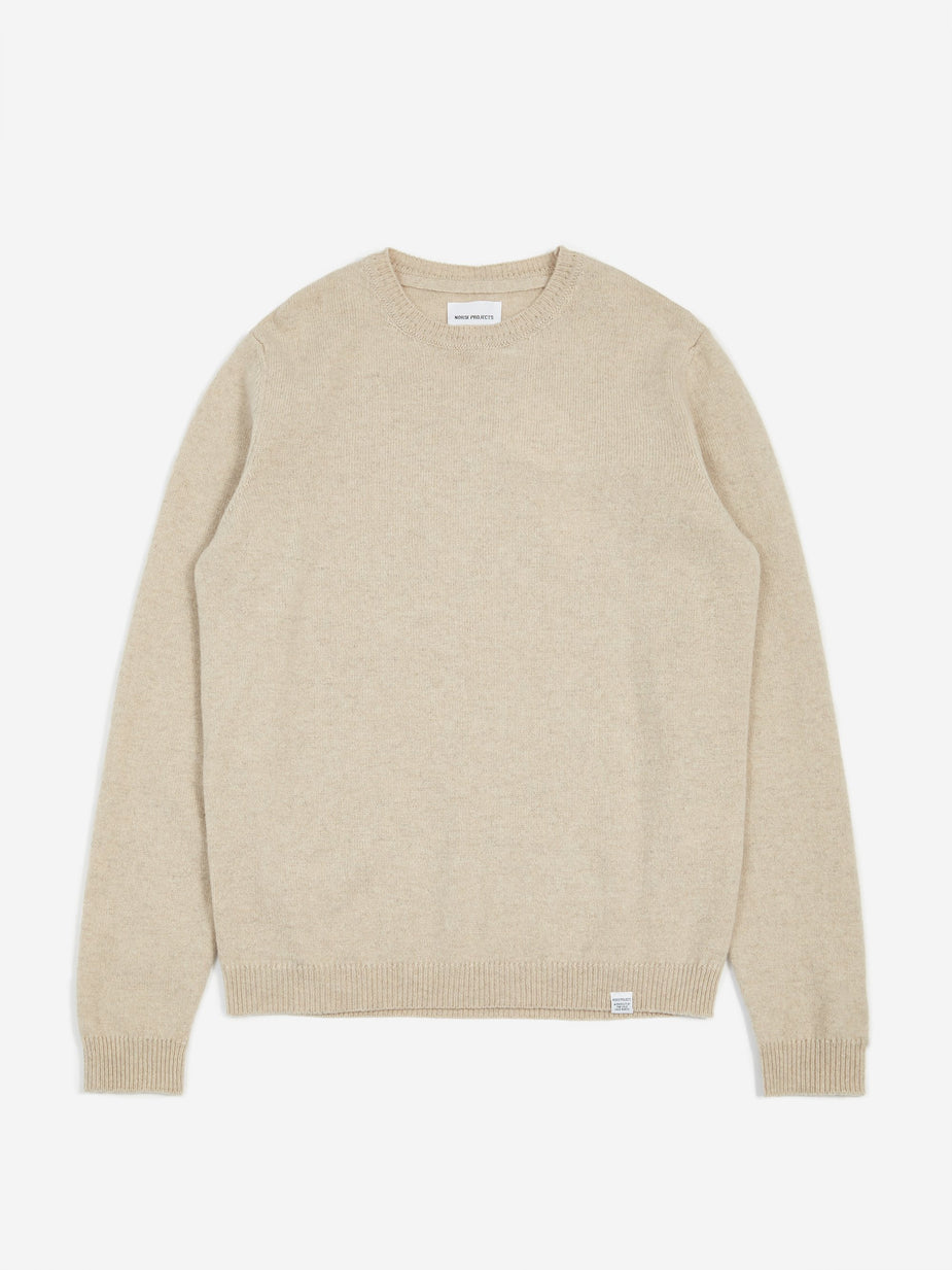 Norse Projects Norse Projects Sigfred Lambswool Jumper - Oatmeal Melange - Other