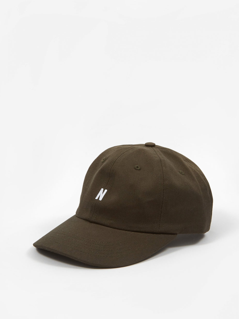Norse Projects Norse Projects Twill Sports Cap - Beech Green - Green