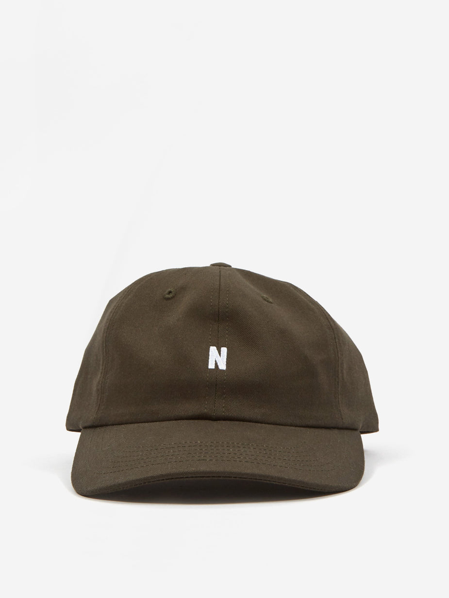 Norse Projects Norse Projects Twill Sports Cap - Beech Green - Green