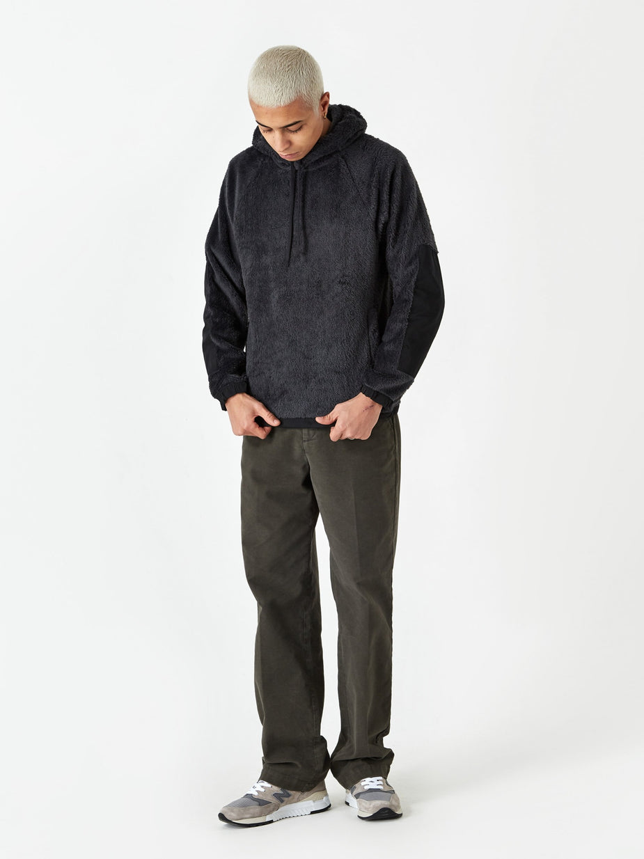 Norse Projects Norse Projects Tycho Hooded Fleece Jacket - Slate Grey - Grey