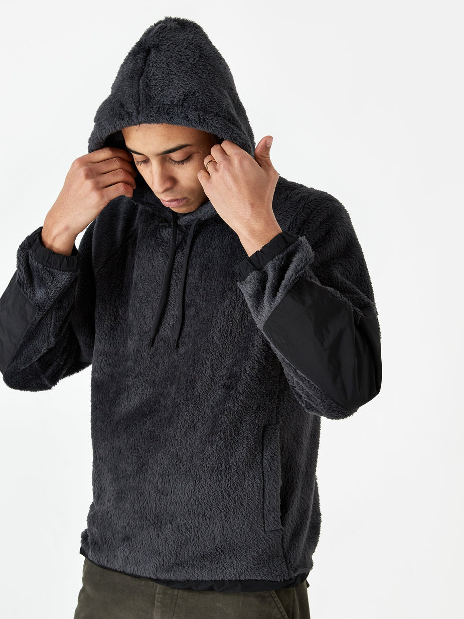 Norse Projects Norse Projects Tycho Hooded Fleece Jacket - Slate Grey - Grey