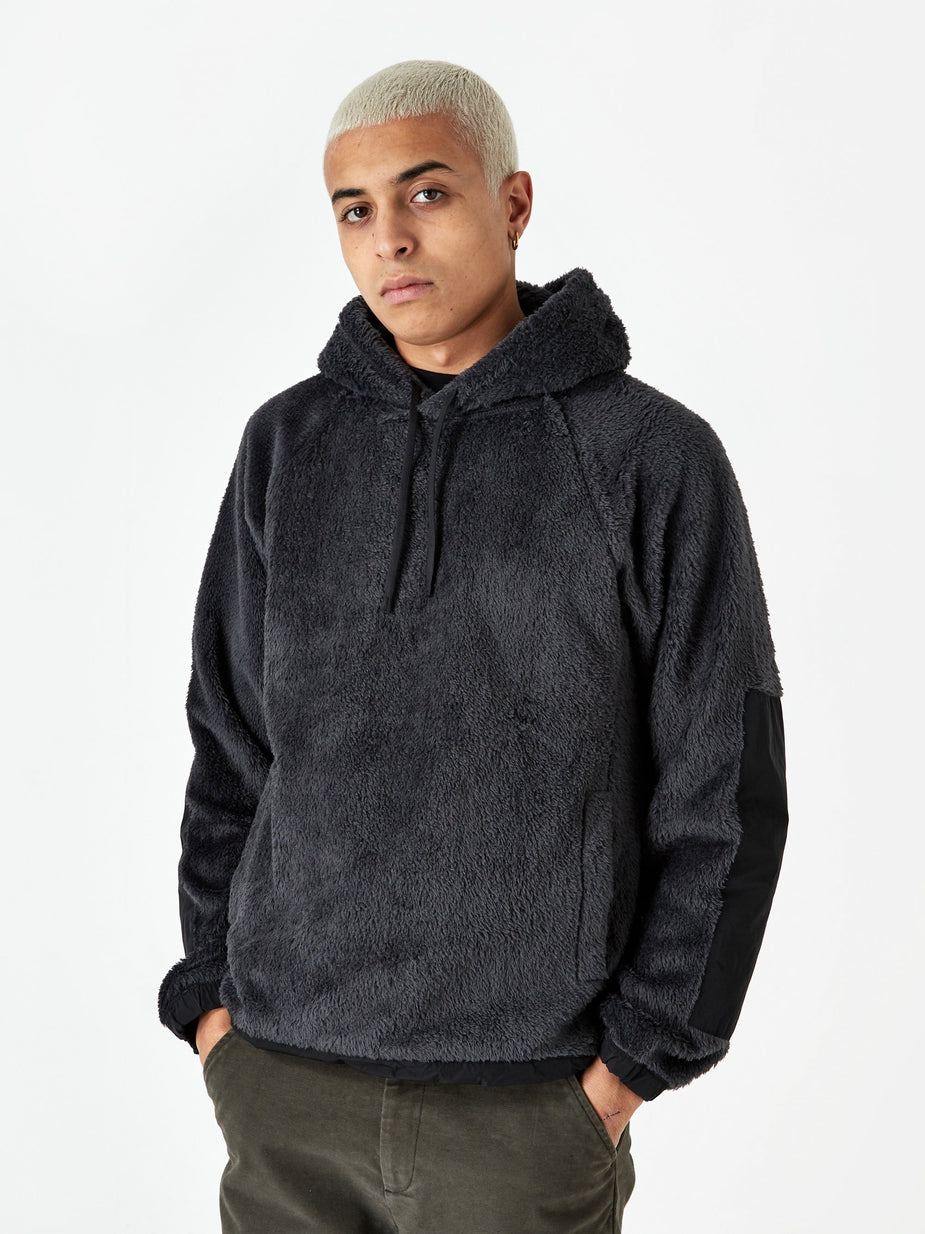 Norse Projects Norse Projects Tycho Hooded Fleece Jacket - Slate Grey - Grey