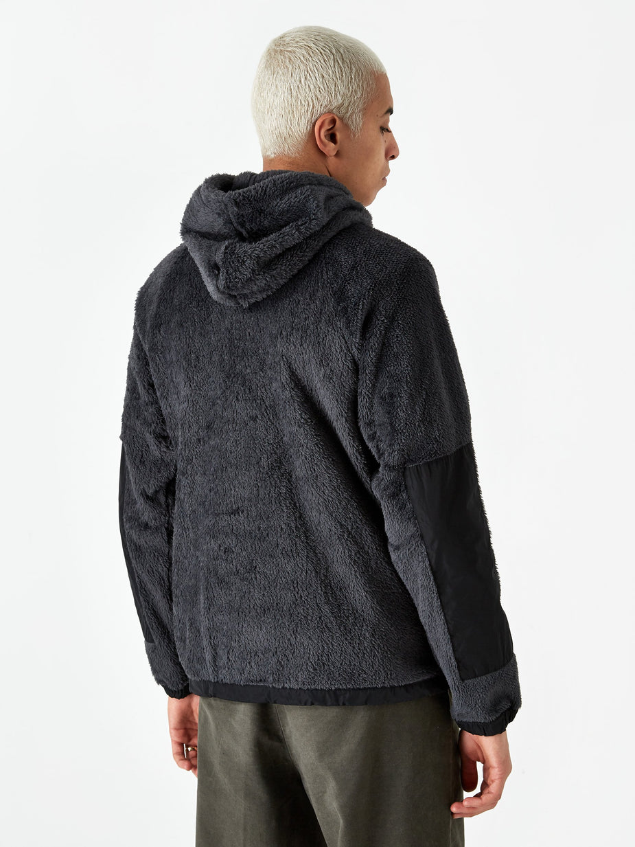 Norse Projects Norse Projects Tycho Hooded Fleece Jacket - Slate Grey - Grey