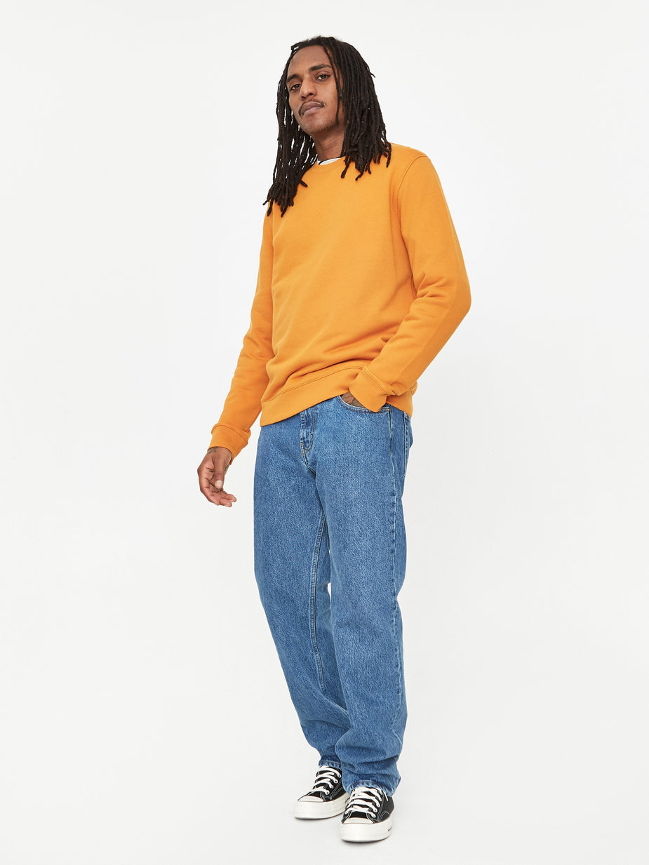 Norse Projects Norse Projects Vagn Classic Crewneck Sweatshirt - Cadmium Orange - Orange