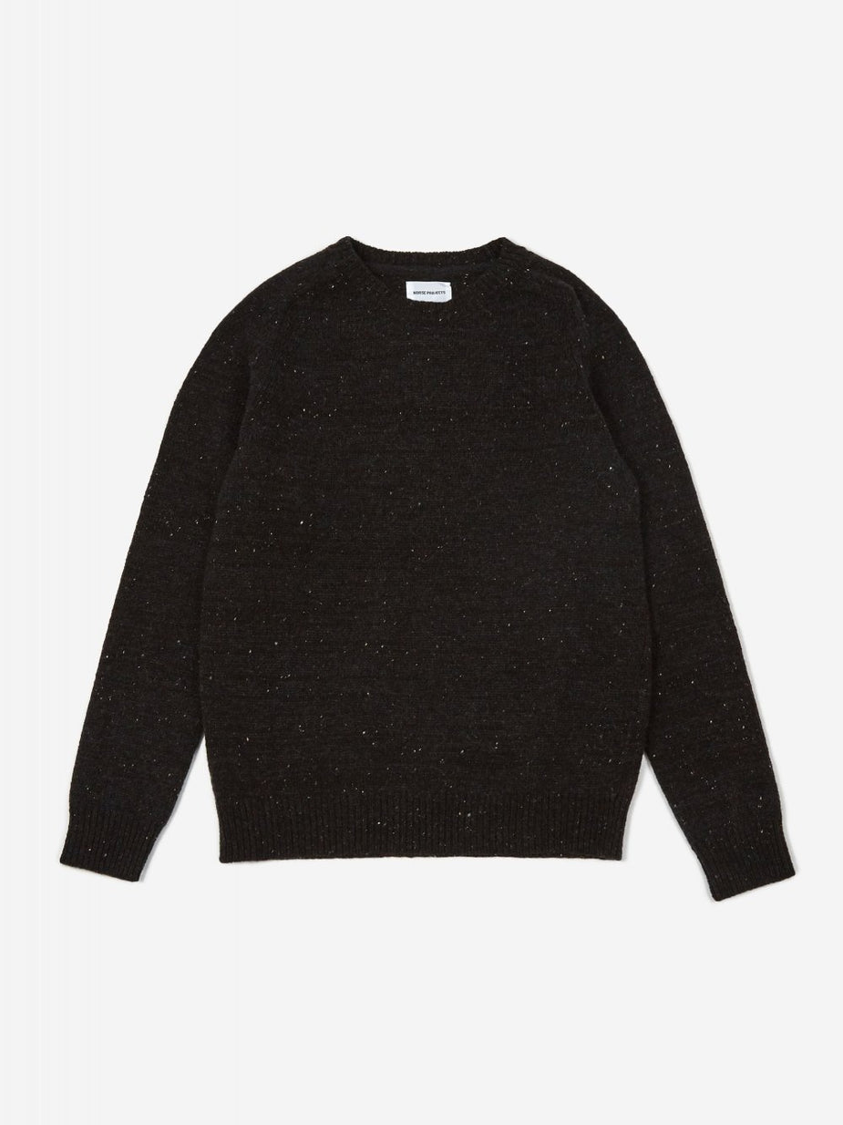Norse Projects Norse Projects Viggo Crewneck Jumper - Charcoal Melange - Grey