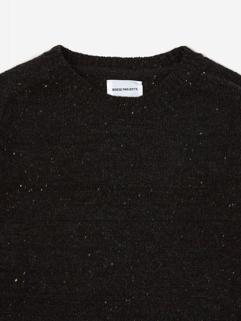 Norse Projects Norse Projects Viggo Crewneck Jumper - Charcoal Melange - Grey