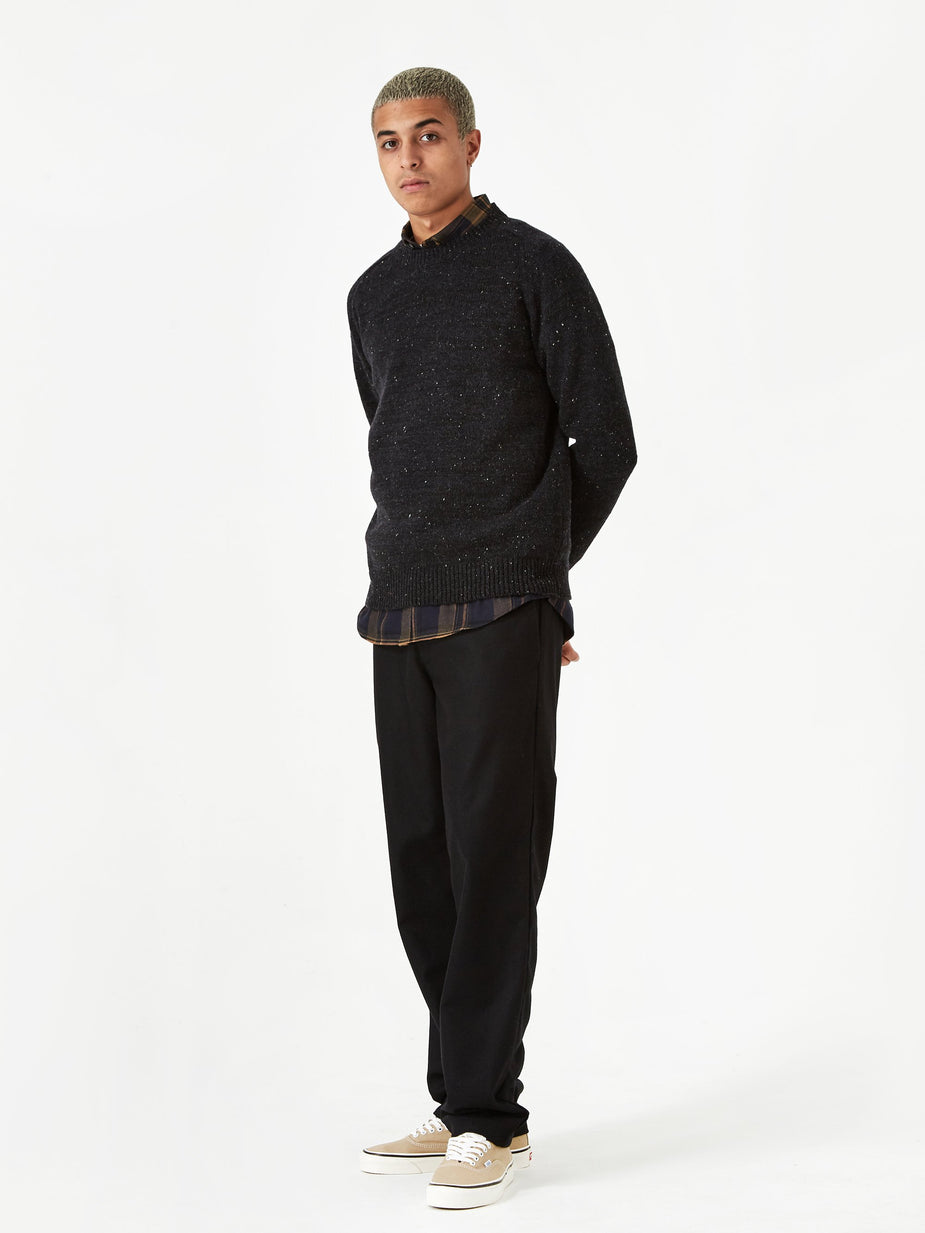 Norse Projects Norse Projects Viggo Crewneck Jumper - Charcoal Melange - Grey