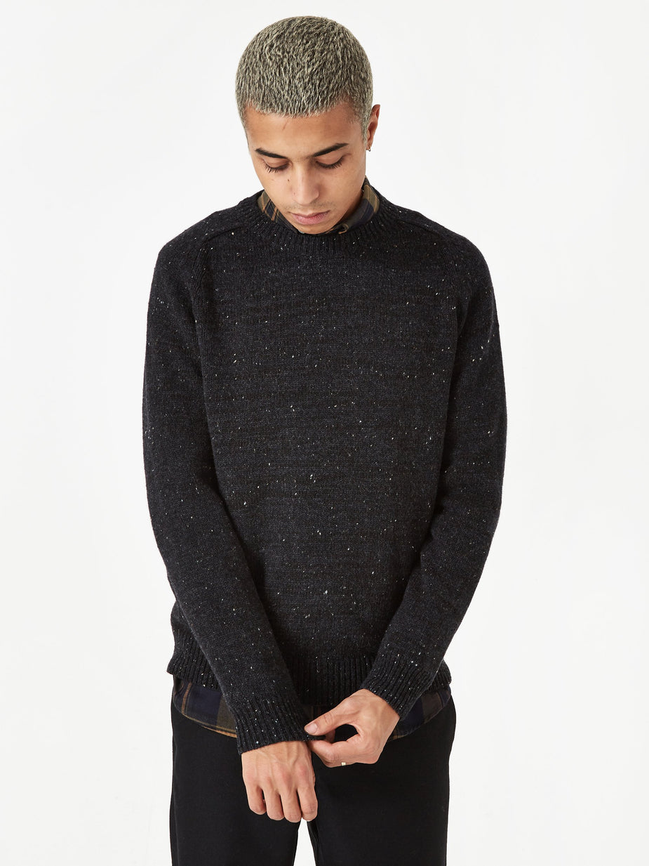 Norse Projects Norse Projects Viggo Crewneck Jumper - Charcoal Melange - Grey