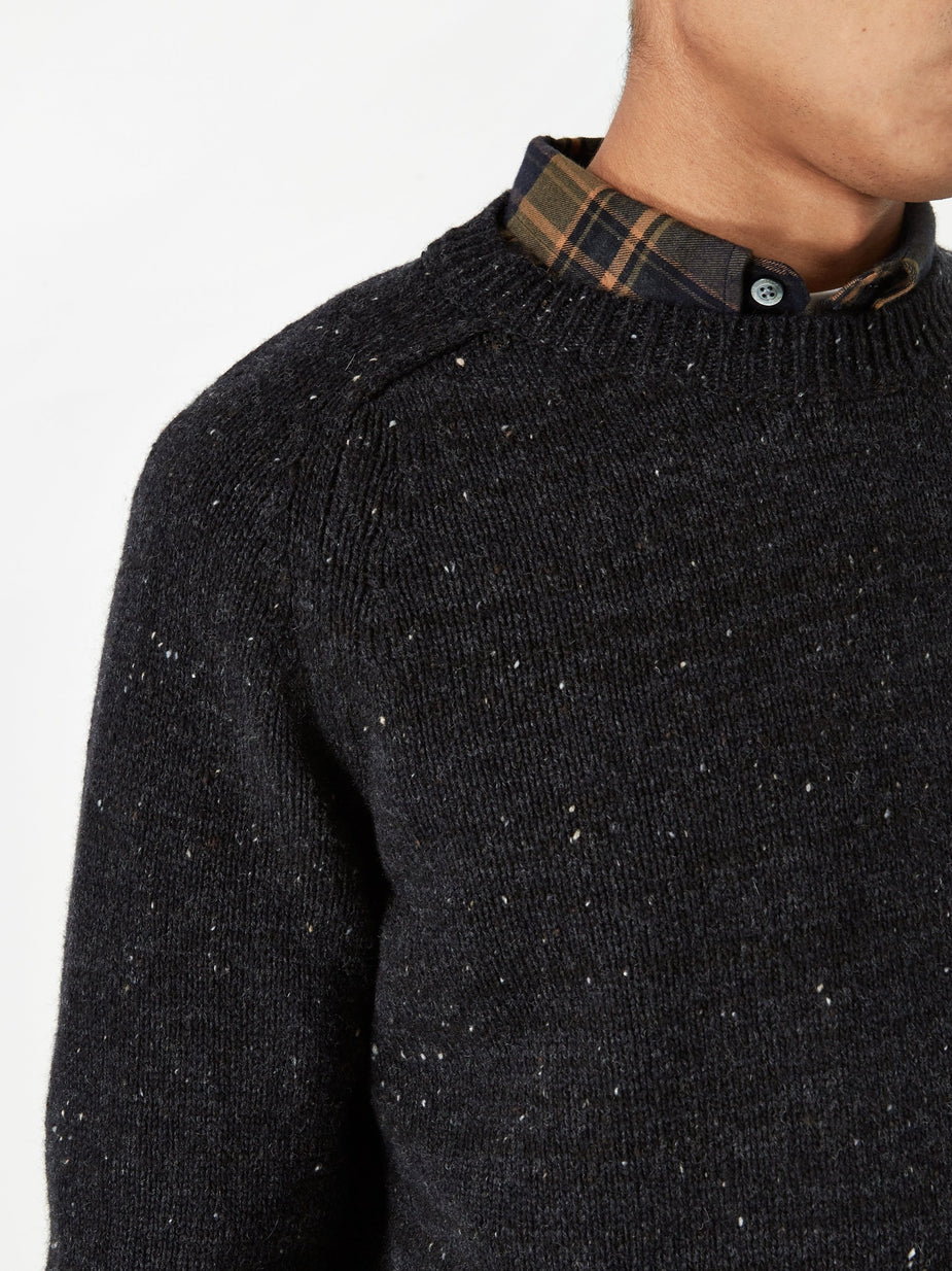 Norse Projects Norse Projects Viggo Crewneck Jumper - Charcoal Melange - Grey