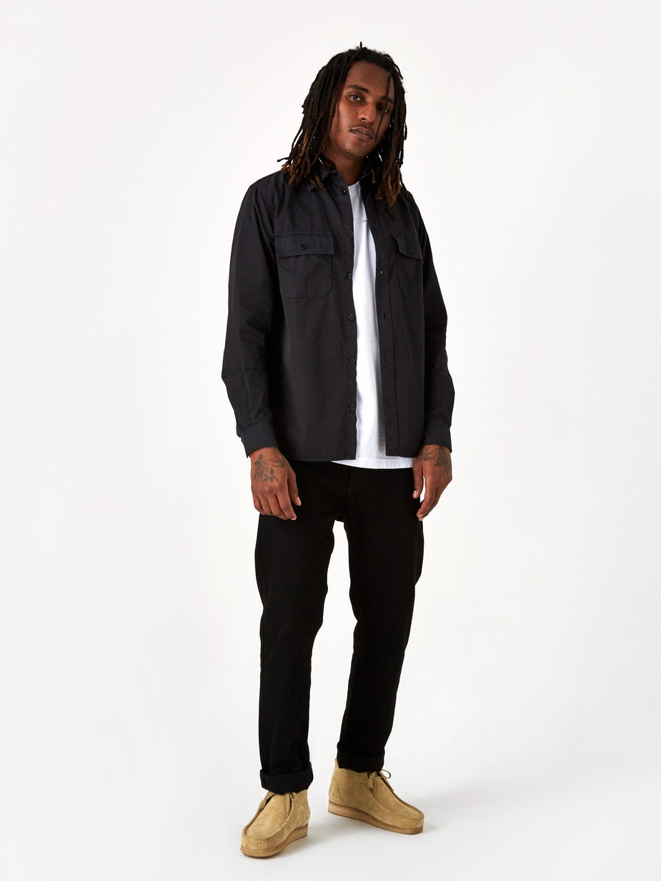 Norse Projects Norse Projects Villads Light Twill Shirt - Dark Navy - Blue