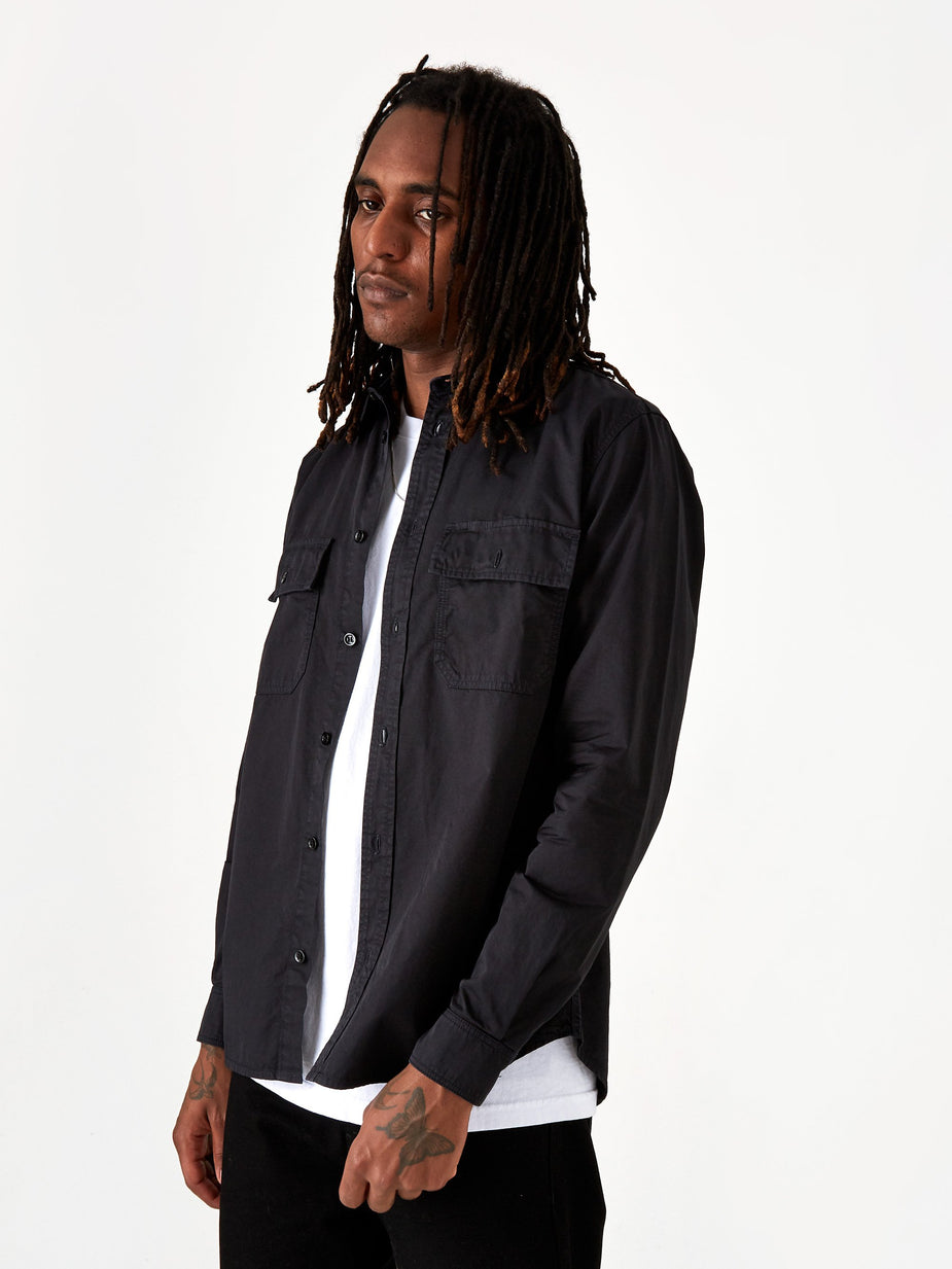 Norse Projects Norse Projects Villads Light Twill Shirt - Dark Navy - Blue