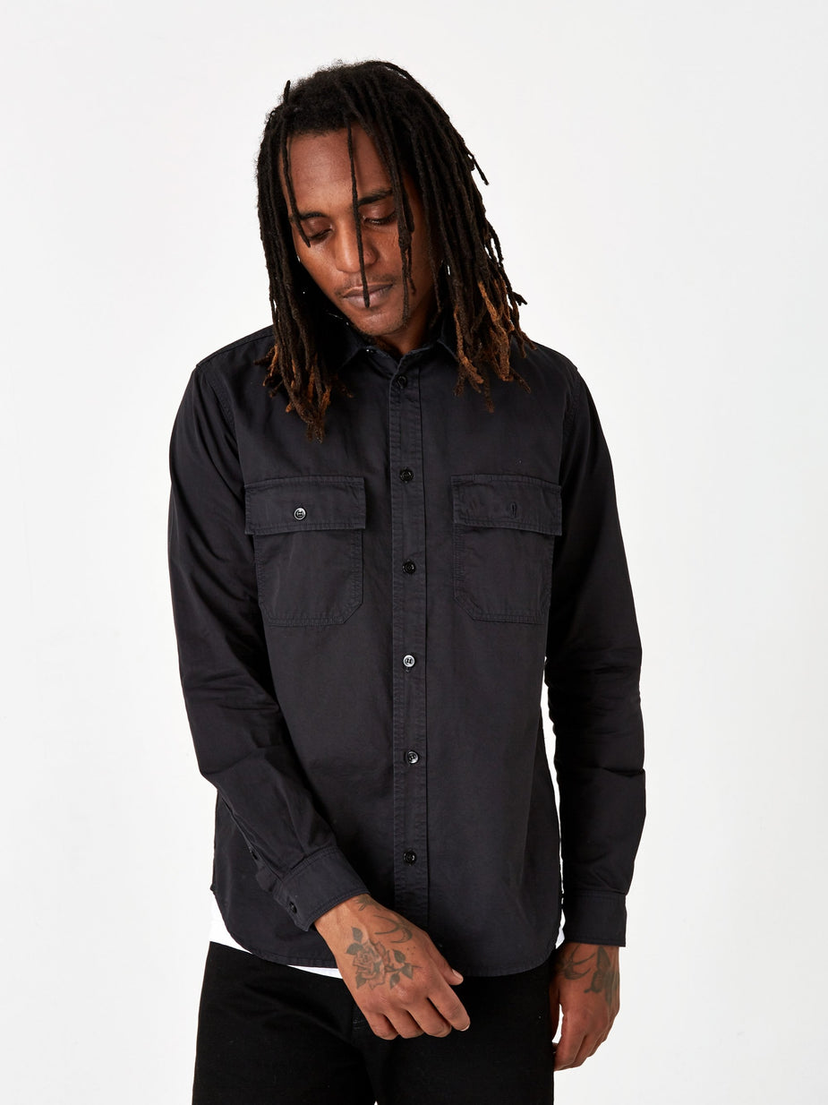 Norse Projects Norse Projects Villads Light Twill Shirt - Dark Navy - Blue