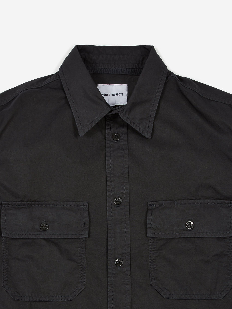 Norse Projects Norse Projects Villads Light Twill Shirt - Dark Navy - Blue