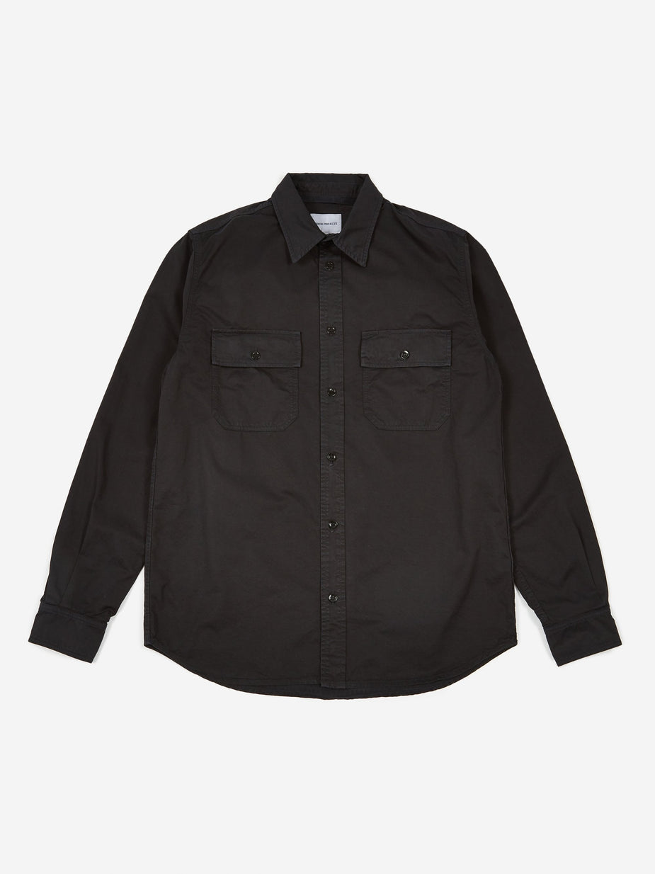 Norse Projects Norse Projects Villads Light Twill Shirt - Dark Navy - Blue