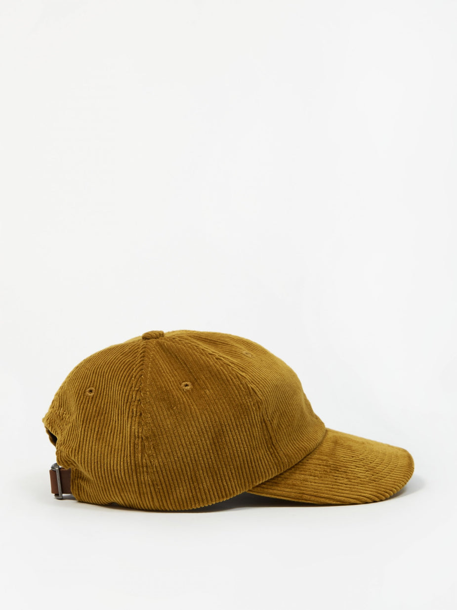 Norse Projects Norse Projects Wide Wale Cord Sports Cap - Montpellier Yellow - Yellow