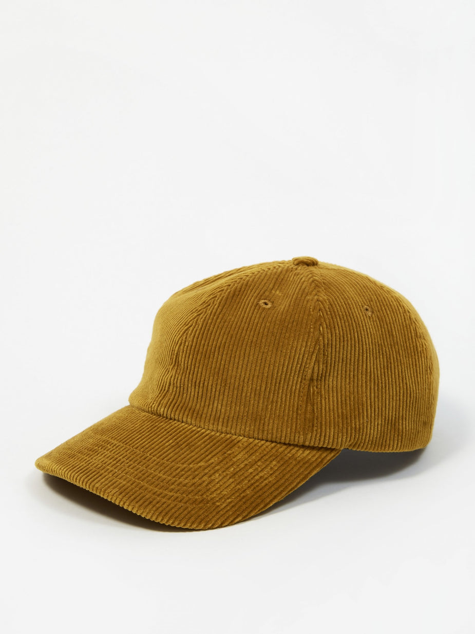 Norse Projects Norse Projects Wide Wale Cord Sports Cap - Montpellier Yellow - Yellow