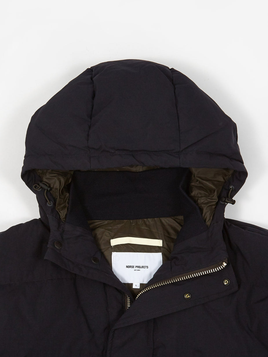 Norse Projects Norse Projects Willum Dry Nylon Jacket - Dark Navy - Blue