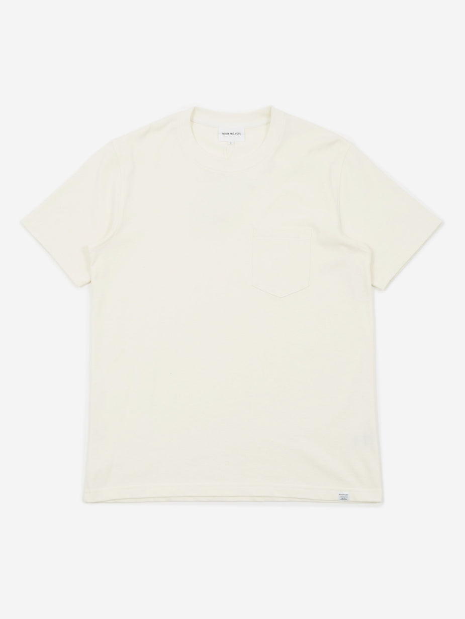 Norse Projects Norse Projects Johannes Pocket T-Shirt - Ecru - Neutrals