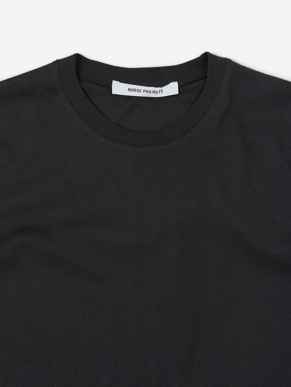Norse Projects Norse Projects Gro Standard Cotton T-Shirt - Black - Black