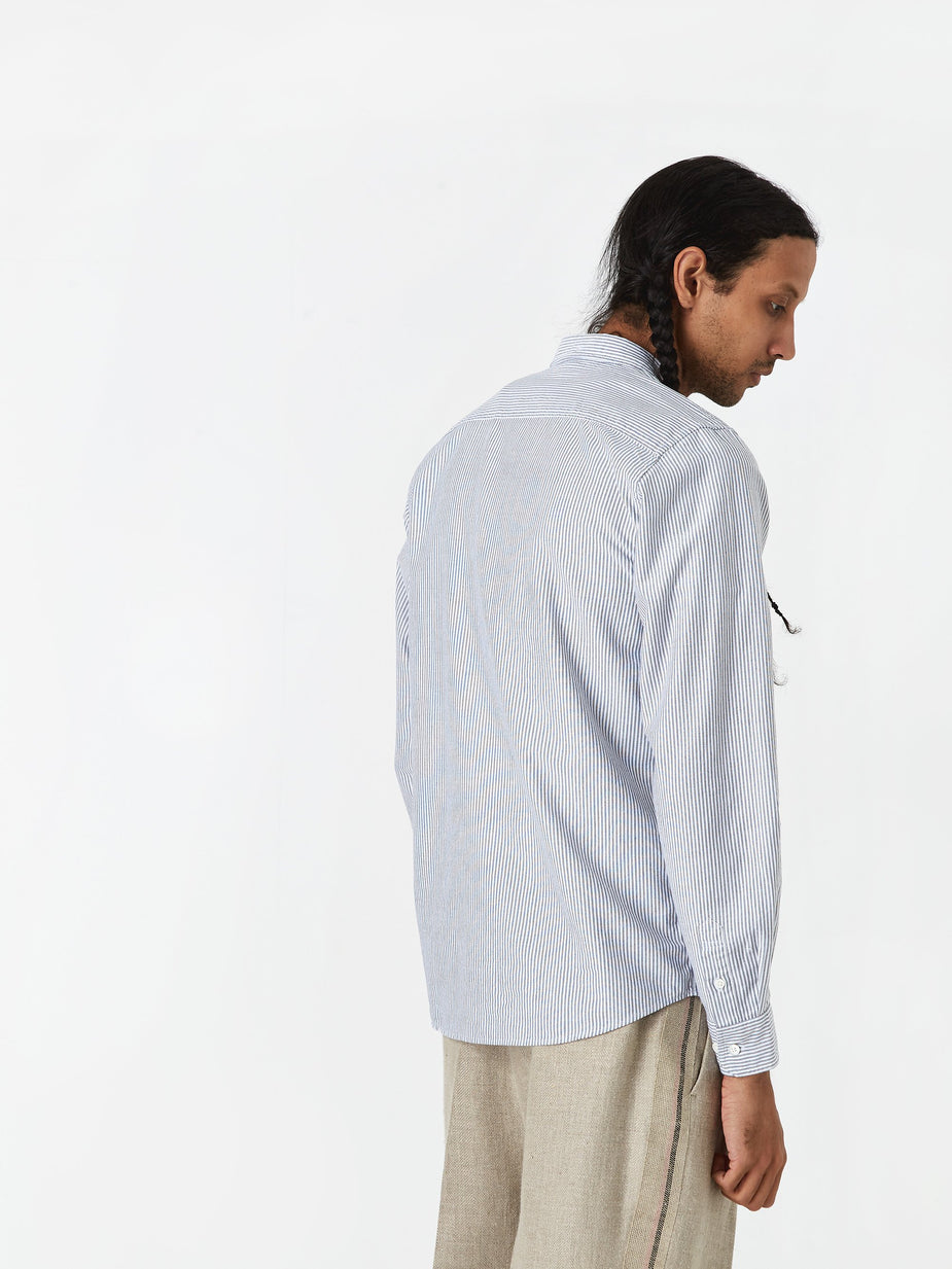 Norse Projects Norse Projects Anton Oxford Shirt - Magnet Grey Stripe - Grey