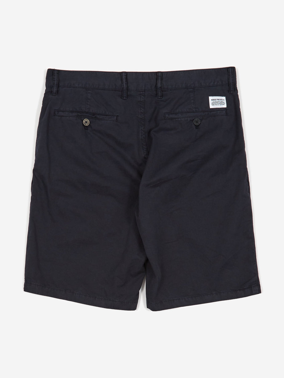 Norse Projects Norse Projects Aros Light Twill Short - Dark Navy - Blue