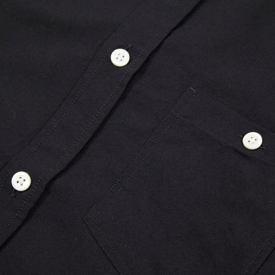 Norse Projects Norse Projects Anton Oxford Shirt - Black - Black