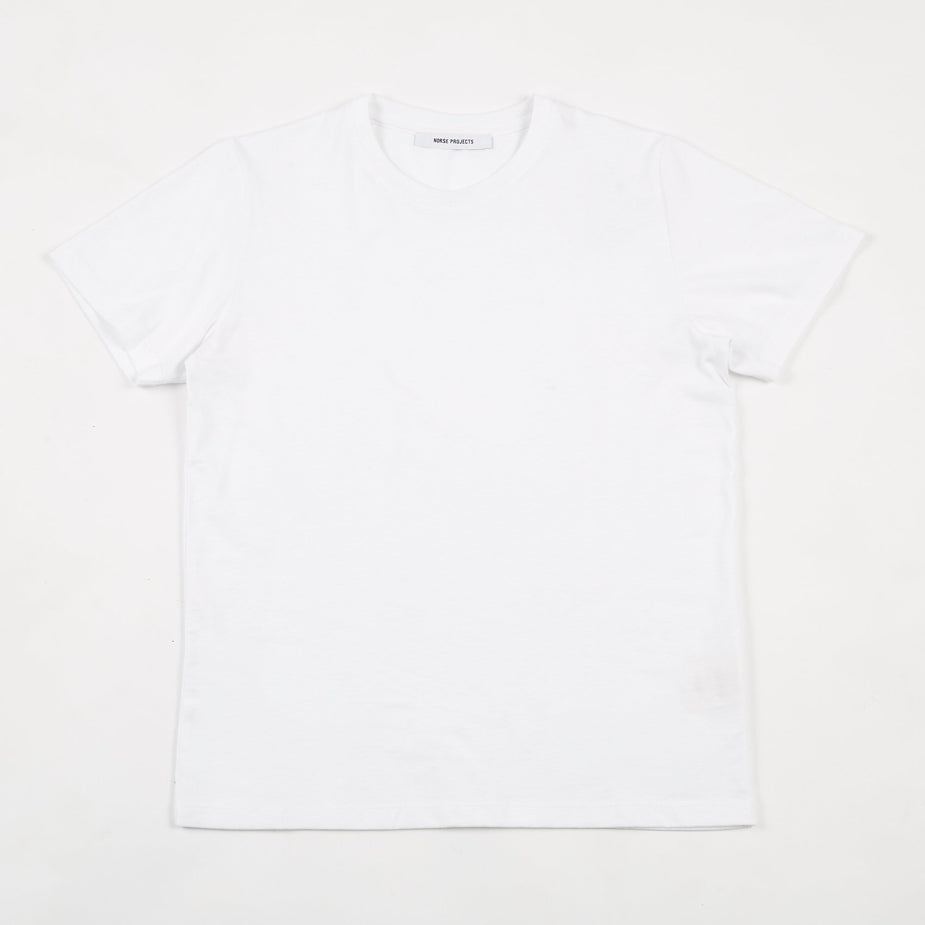 Norse Projects Norse Projects Gro Standard Cotton T-Shirt - White - White