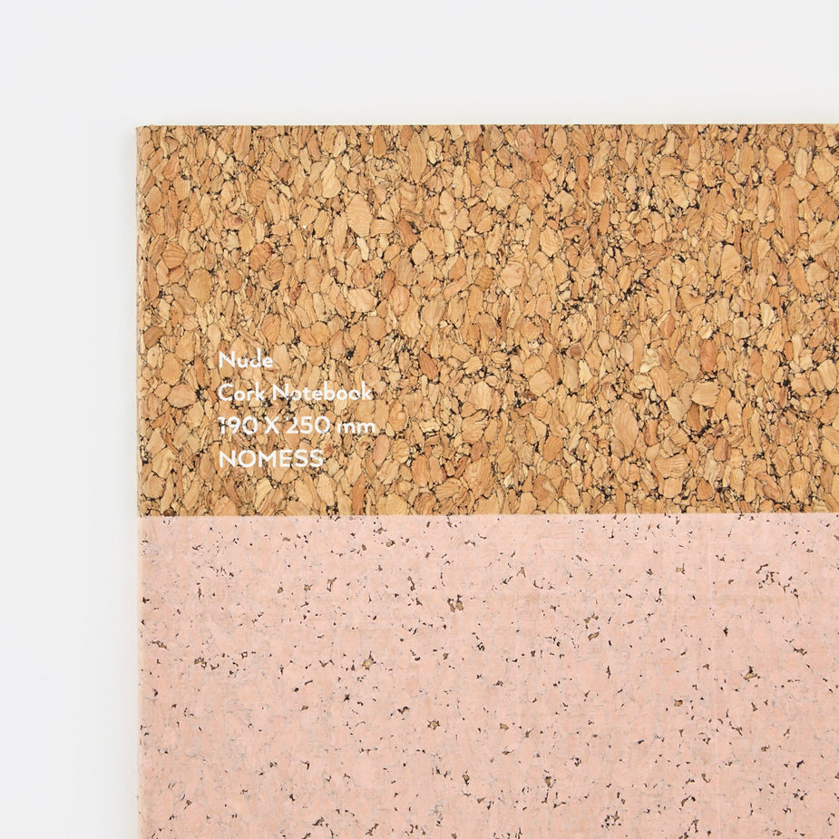 Nomess Nomess Cork Notebook Nude - Large - Other