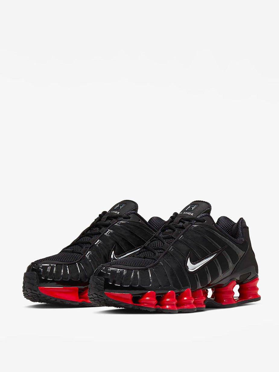 Nike Nike x Skepta Shox TL - Black/Metallic/University Red - Red