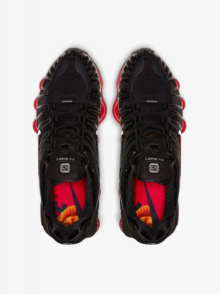 Nike Nike x Skepta Shox TL - Black/Metallic/University Red - Red