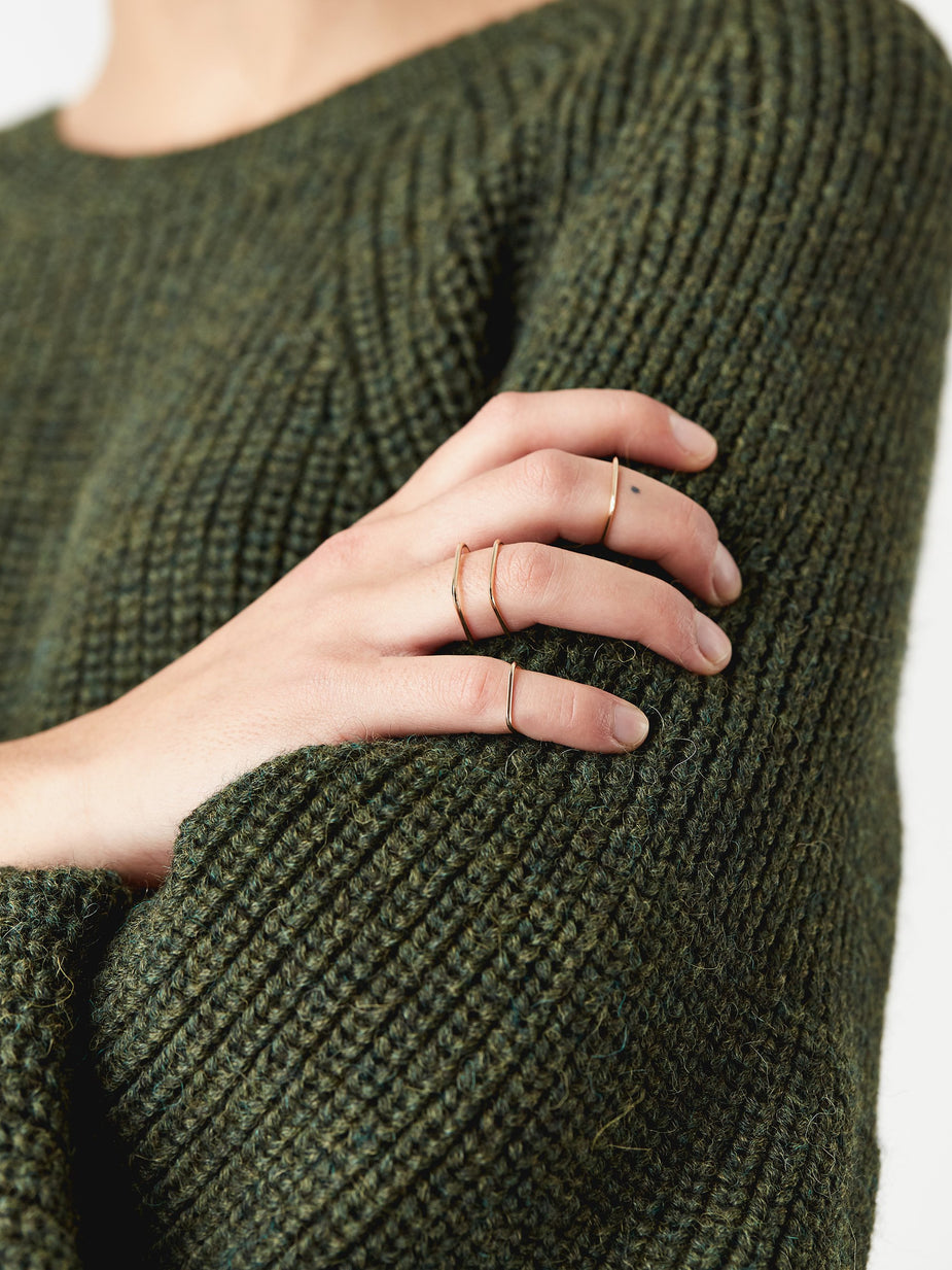 Oljei Oljei Square Ring (Set Of Four) - Gold - Gold