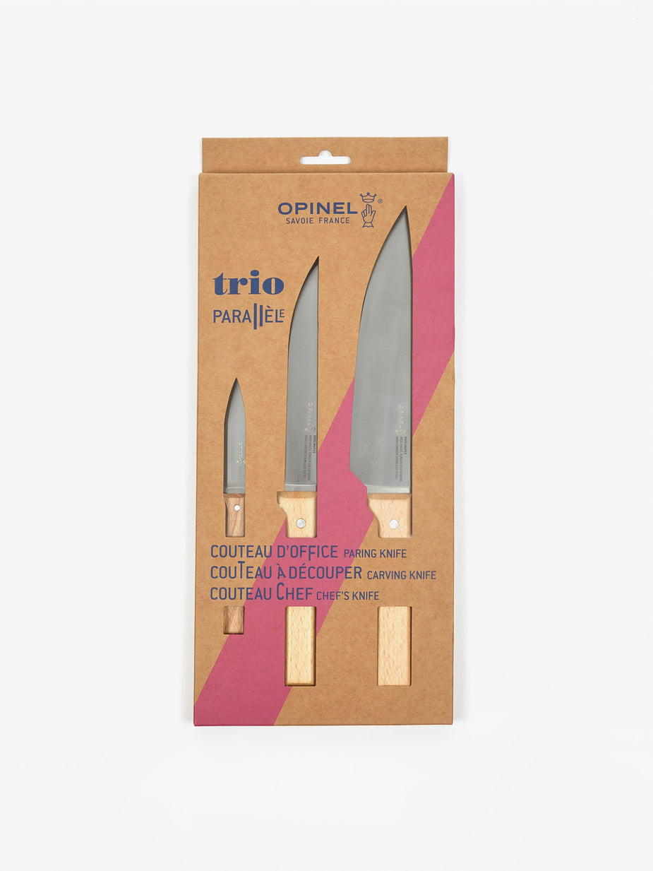 Opinel Opinel Parallele Trio 3-Piece Kitchen Knife Set - Other