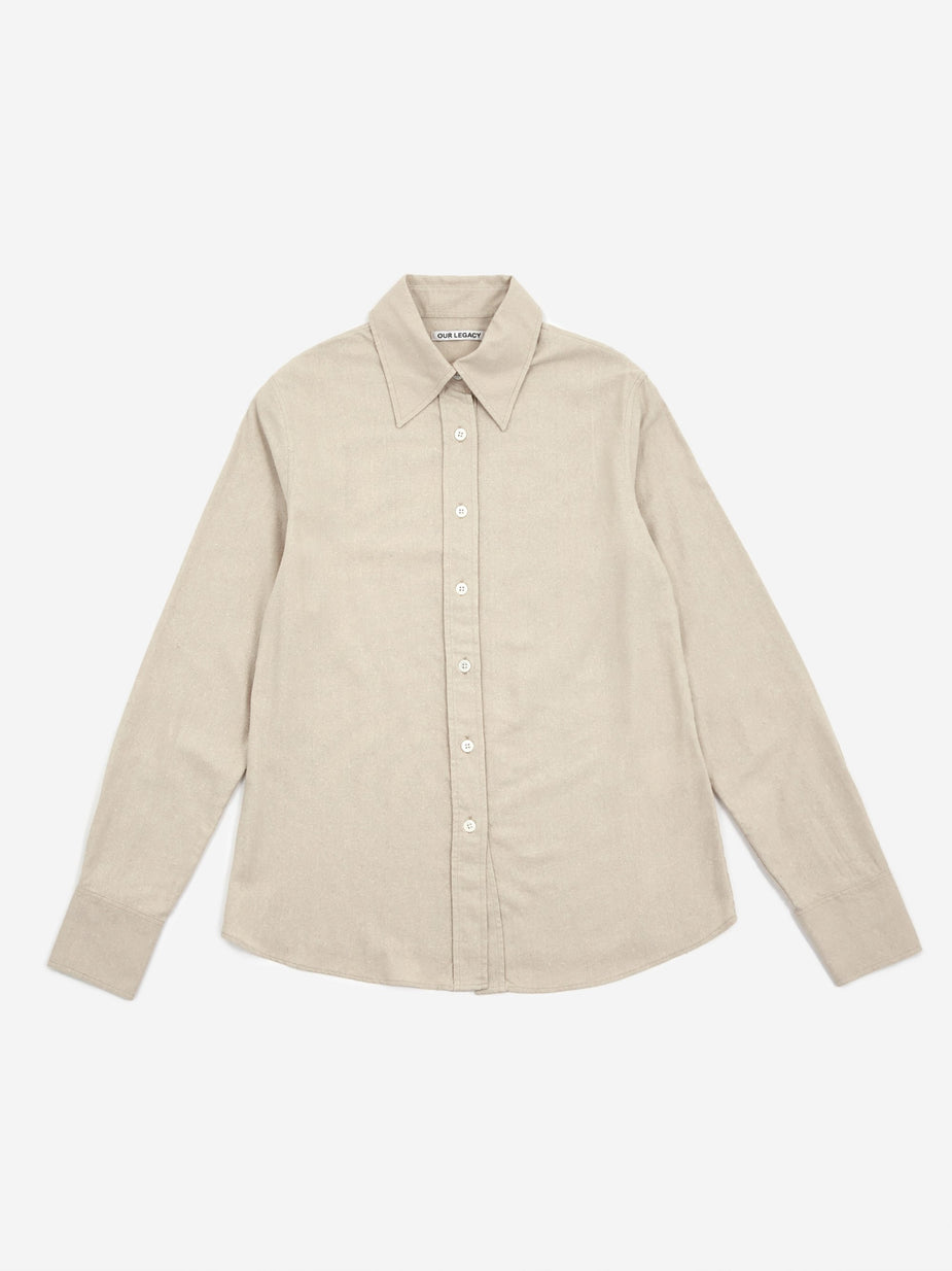 Our Legacy Our Legacy 70s Line Shirt - Sand Silk Noil - Other
