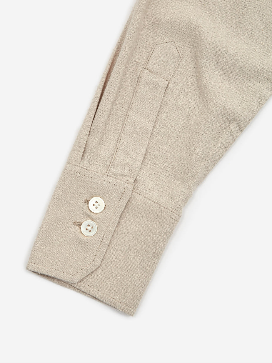 Our Legacy Our Legacy 70s Line Shirt - Sand Silk Noil - Other